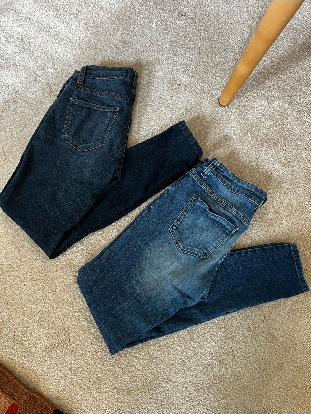 Forever 21 Women’s Skinny Jeans - Dark Blue & Medium Blue